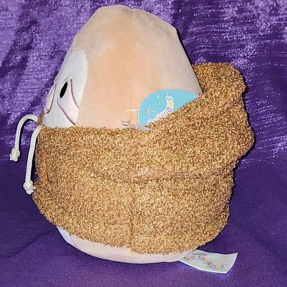 BLACK FRIDAY SALE Squishmallows Plush Sherpa Hoodie series, Sherman Sloth, NWT - Picture 9 of 13